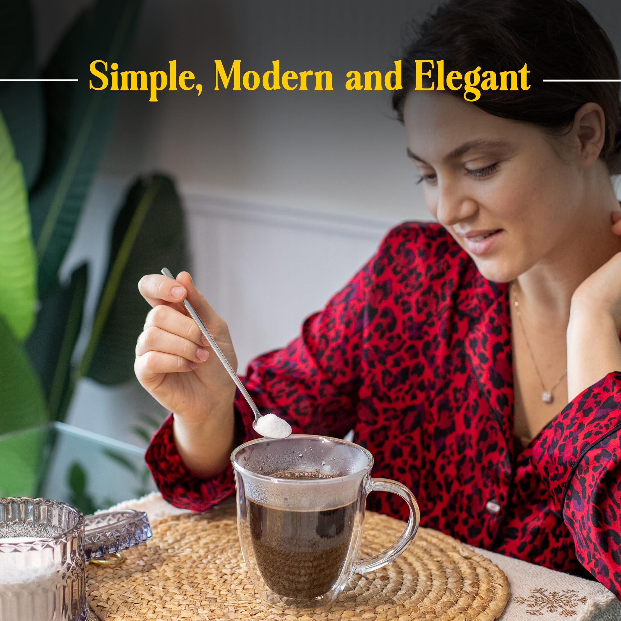 Vaso AYL con doble pared, aislamiento natural para bebidas frías o calientes.