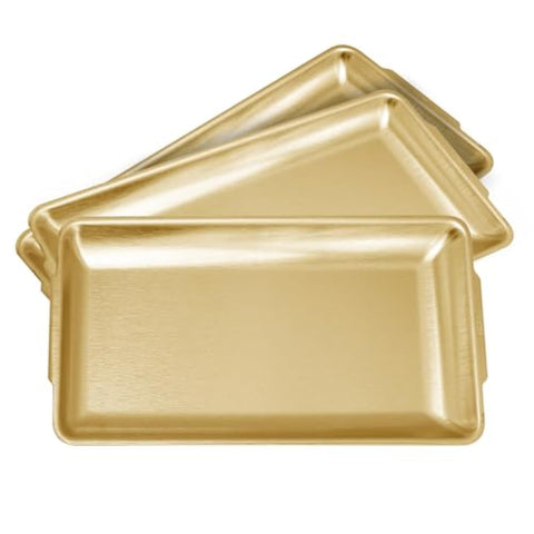 Bandejas Aynaxcol rectangulares de acero inoxidable 304 para servir en buffet