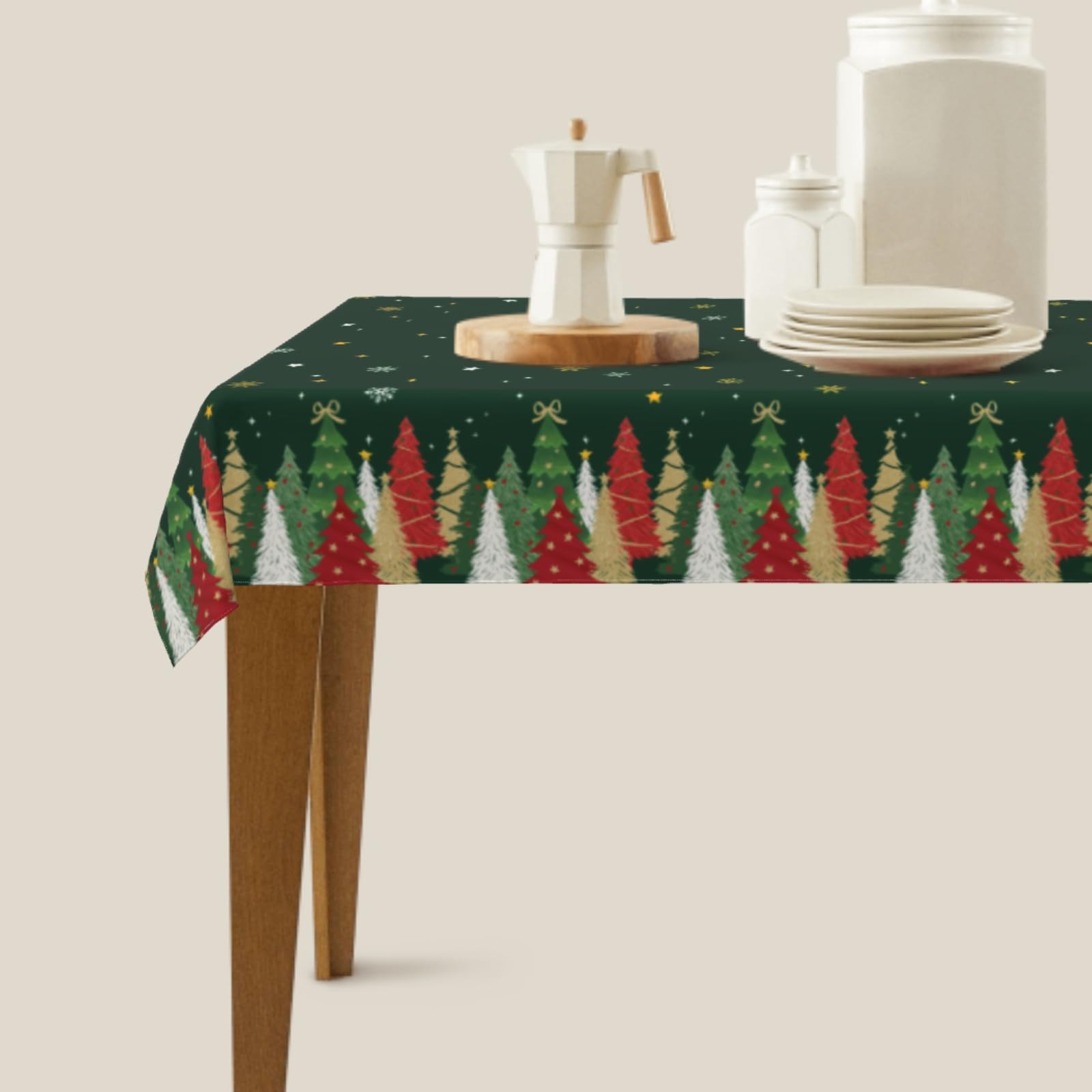 Mantel navideño Aytipun rectangular 60x104 protege la mesa