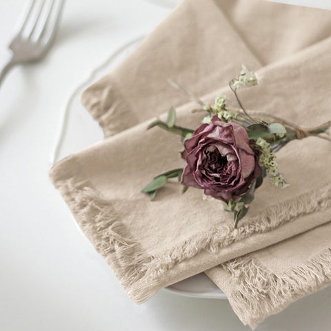 Ayuzawa servilletas de algodón 100 por ciento, aportan elegancia a hoteles.