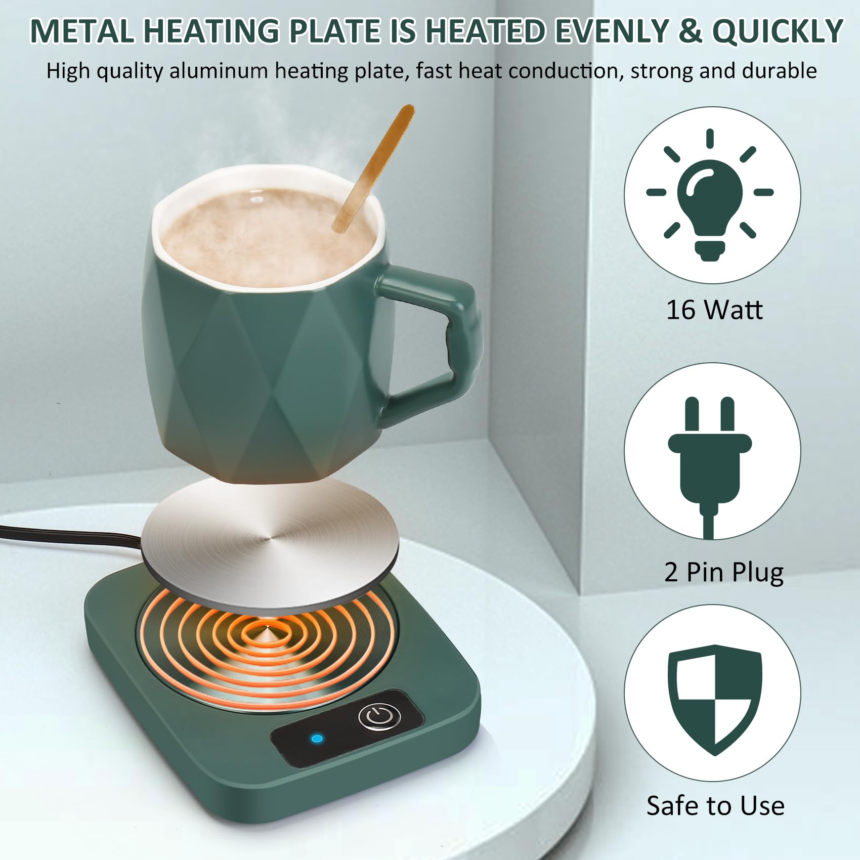 AZFUNN panel calefactor de metal para calor uniforme