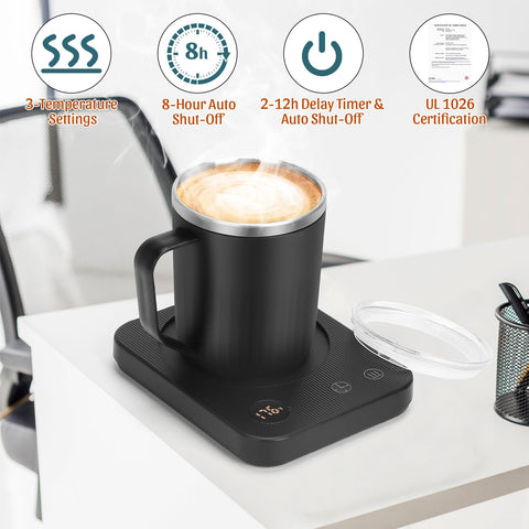 AZFUNN taza de 13.5oz incluida con interior acero inoxidable 304