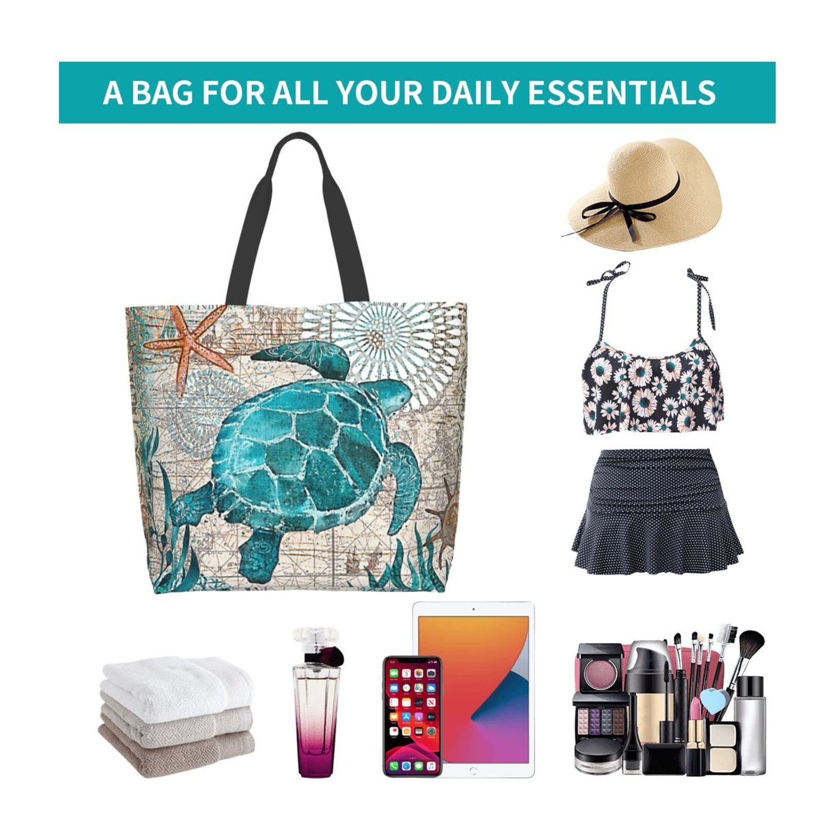 AZJOYLIFE bolsa tote poliéster impermeable, resistente al agua.