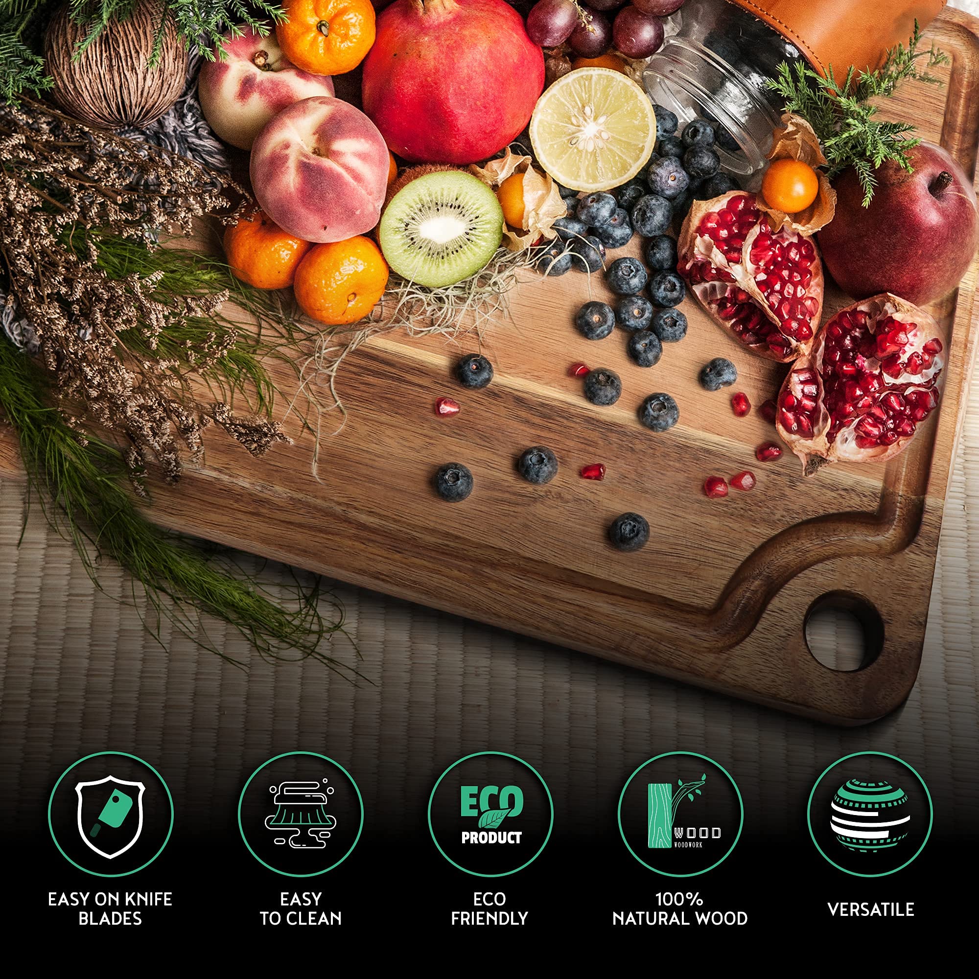 AZRHOM hueco para colgar, facilita almacenamiento y limpieza