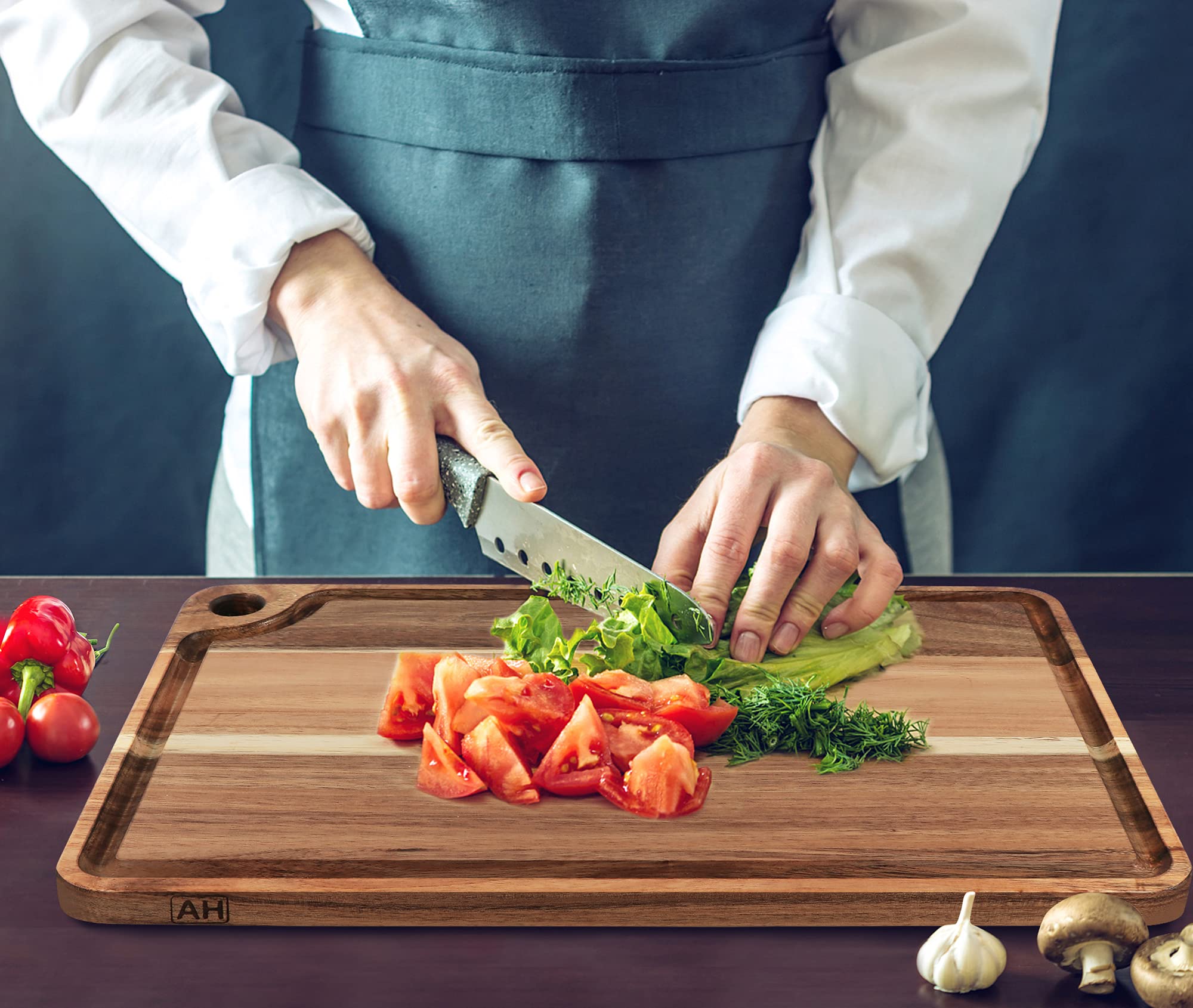 AZRHOM surco de jugos para carne y verduras, ayuda a controlar derrames
