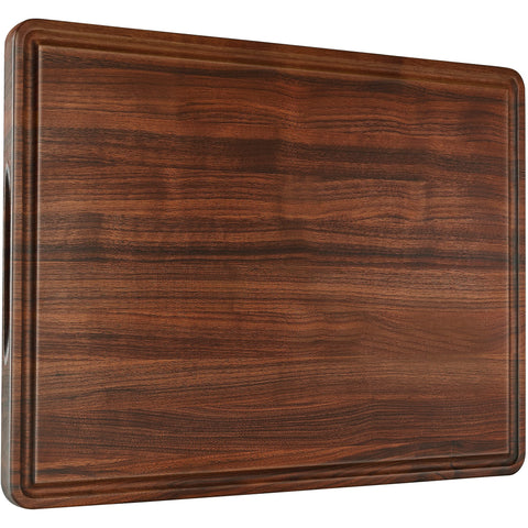 AZRHOM Tabla de cortar de nogal 24x18, vista general para uso diario