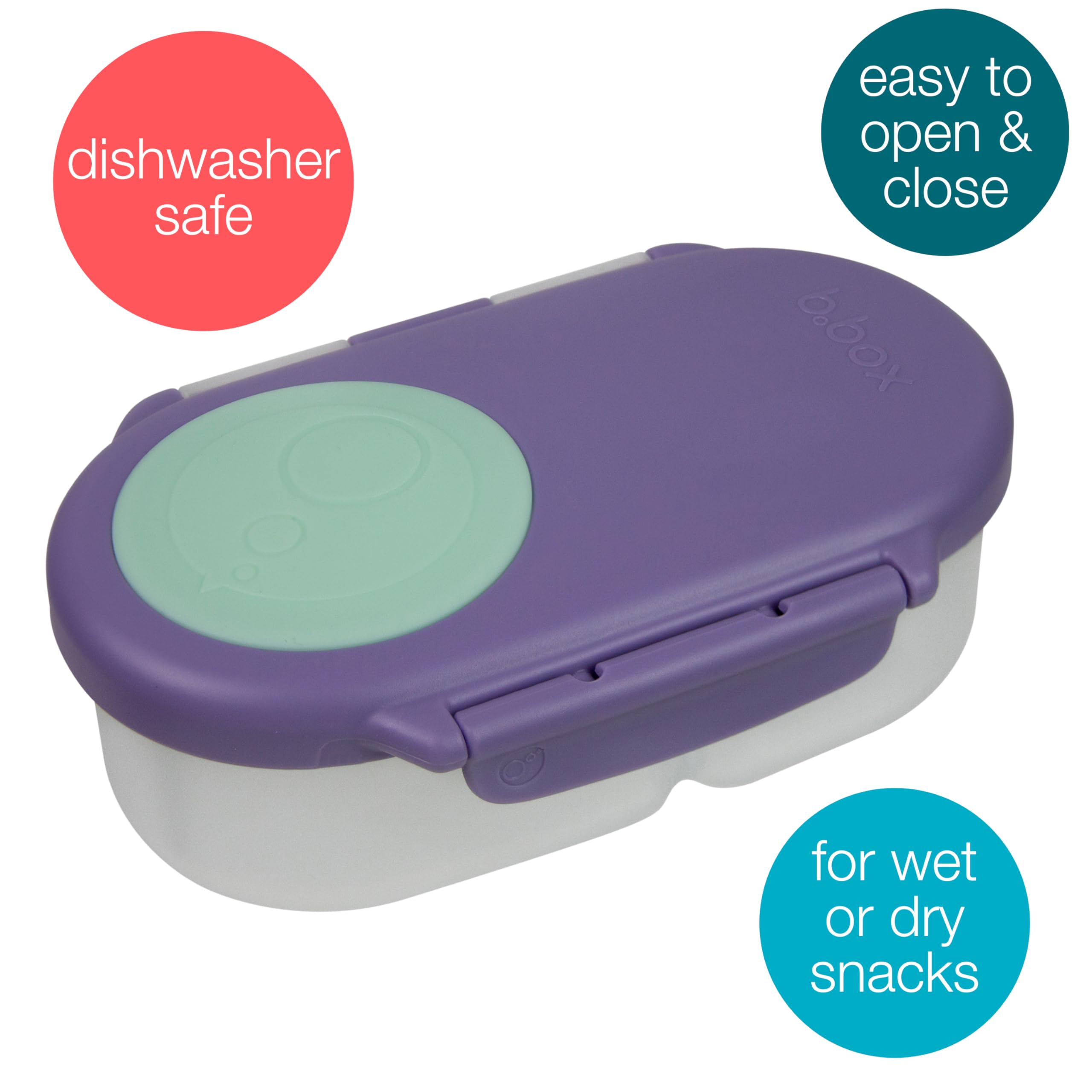 Caja b.box snack box portafruta-flexi, mantiene la fruta entera fresca.