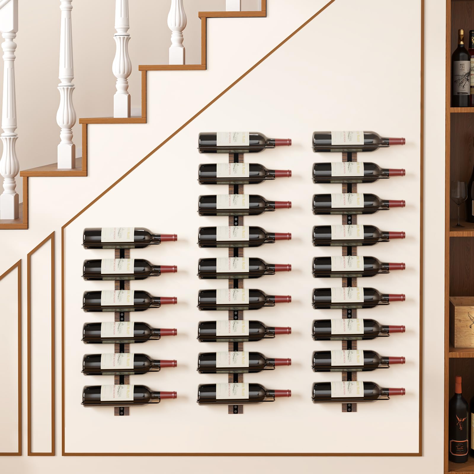 B4Life almacenamiento horizontal de botellas para conservar corchos