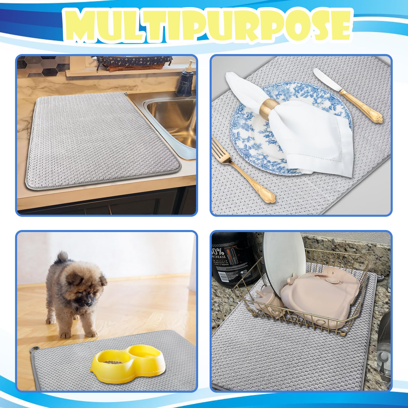 Baaxxango tapetes multiusos para forros de cajones o derrames en superficies.