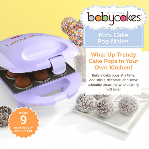 Babycakes Mini Cake Pop Maker facilita el montaje y uso diario.