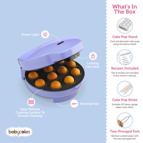 Palitos de pastel Babycakes de 50 para empezar a montar tus brochetas.