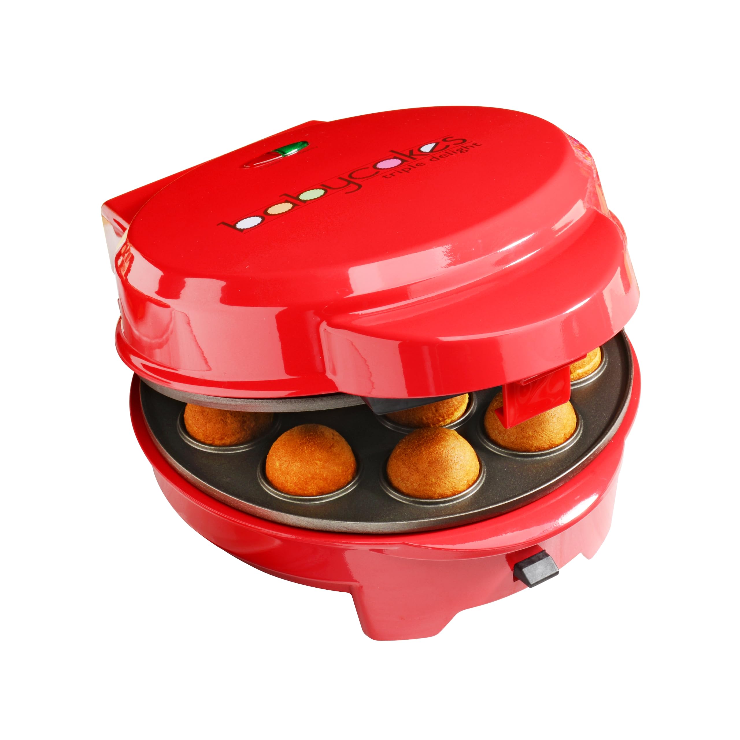 Babycakes 3 en 1 con placas removibles para limpieza fácil