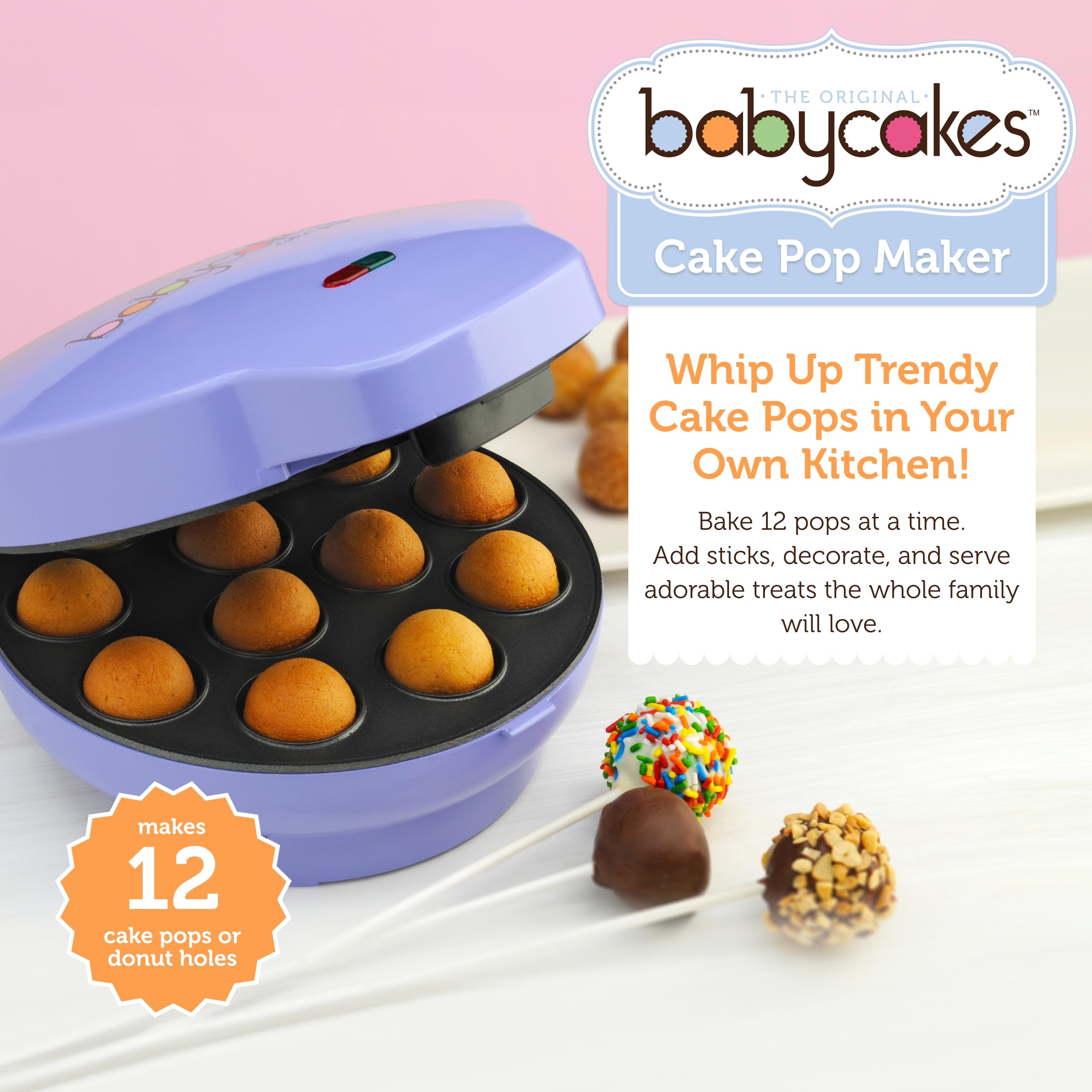 Soporte decorativo Babycakes con rejilla de enfriamiento para enfriar y decorar.