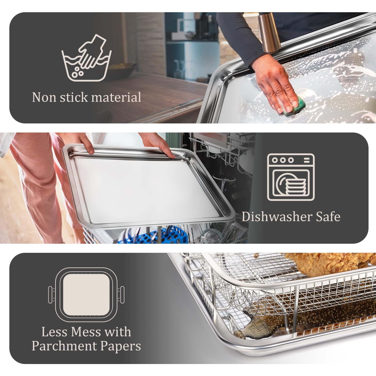 Baccooli diseño apilable que ahorra espacio en la cocina