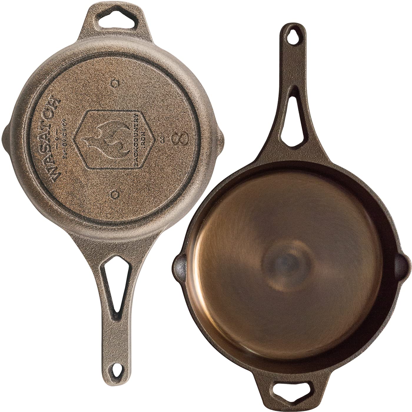 Sartén apta para horno e inducción, ideal para cocina y campamento.