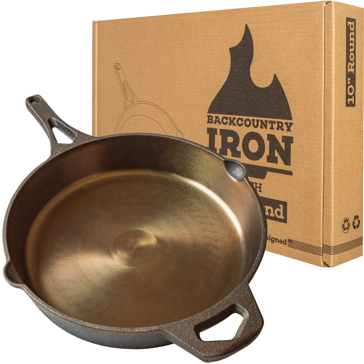 Backcountry Iron Wasatch, superficie lisa para desmolde suave y sellado uniforme.