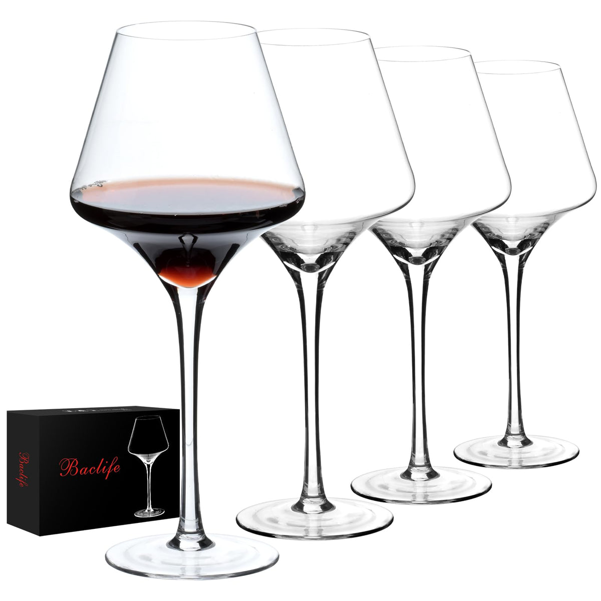 Copa de vino tinto BACLIFE de 20 onzas potencia aromas y sabores.