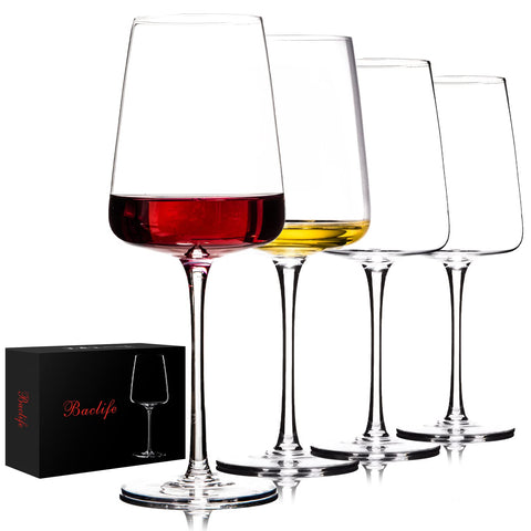 Copa BACLIFE de vino tulipán con tallo largo para aromas