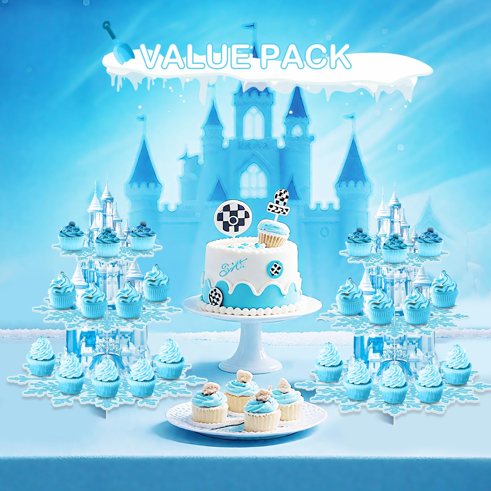BACUTHY capacidad 48 cupcakes, perfecta para recibir a muchos invitados.