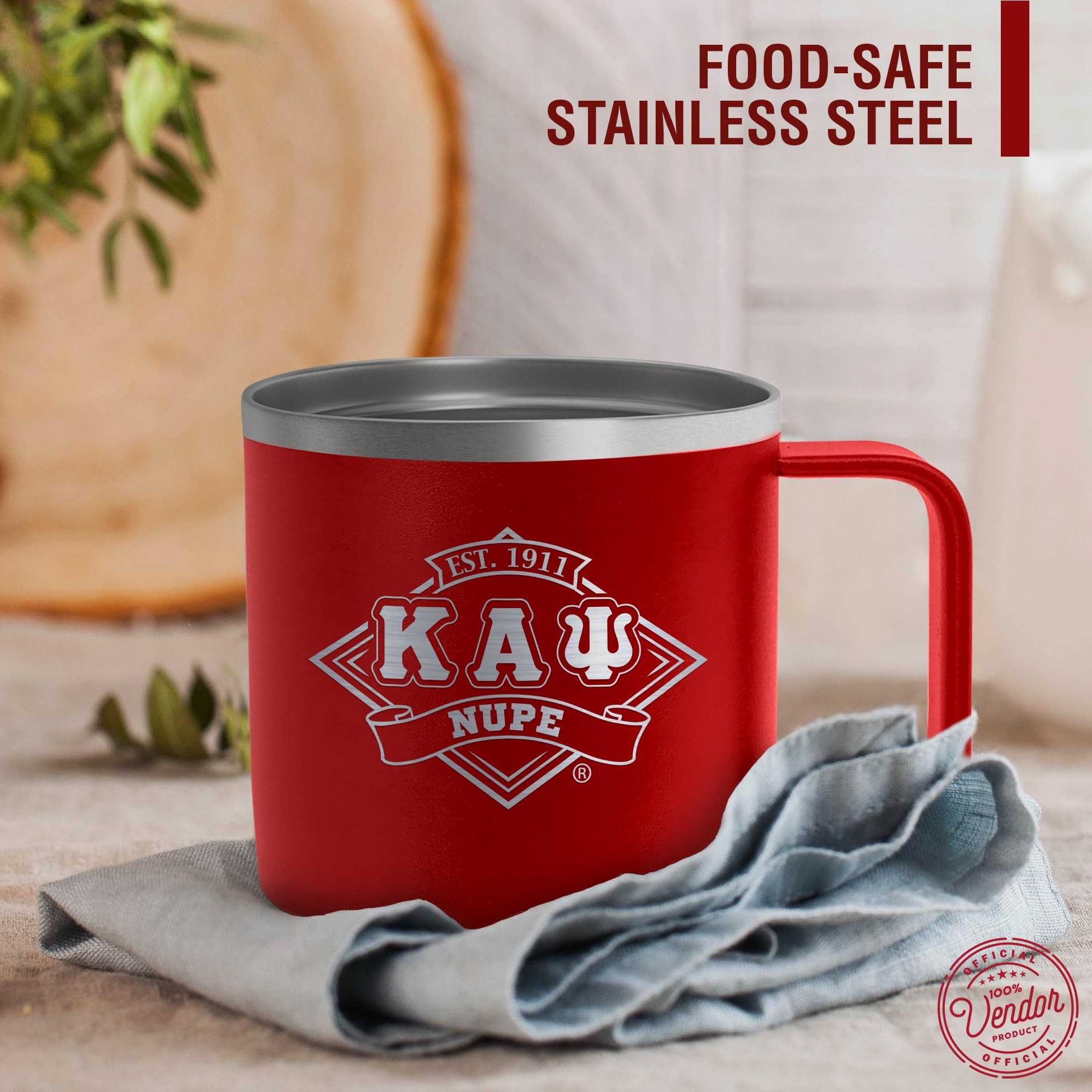 Mug de Bad Bananas NUPE, capacidad de 14 onzas, ideal para café y bebidas.