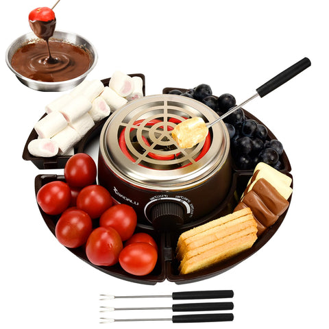 BADALU 2 en 1 kit de malvaviscos y fondue para reuniones en casa.