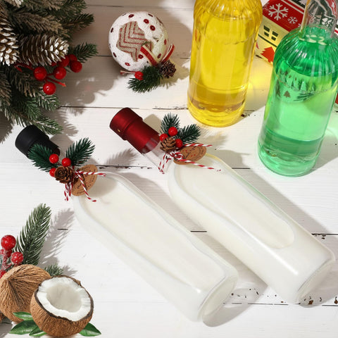 Cápsulas retráctiles multicolor Baderke para sellar bebidas y conservar frescura.