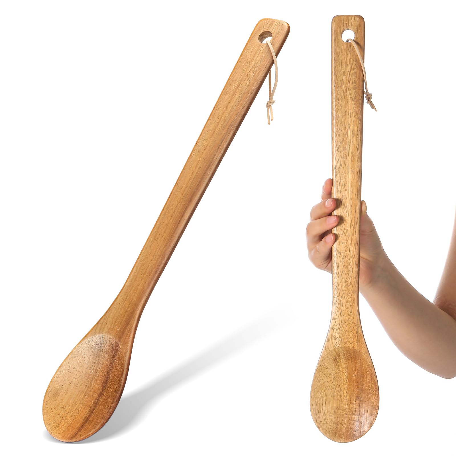 Cucharón extenso de Baderke para mezclar grandes lotes sin salpicar