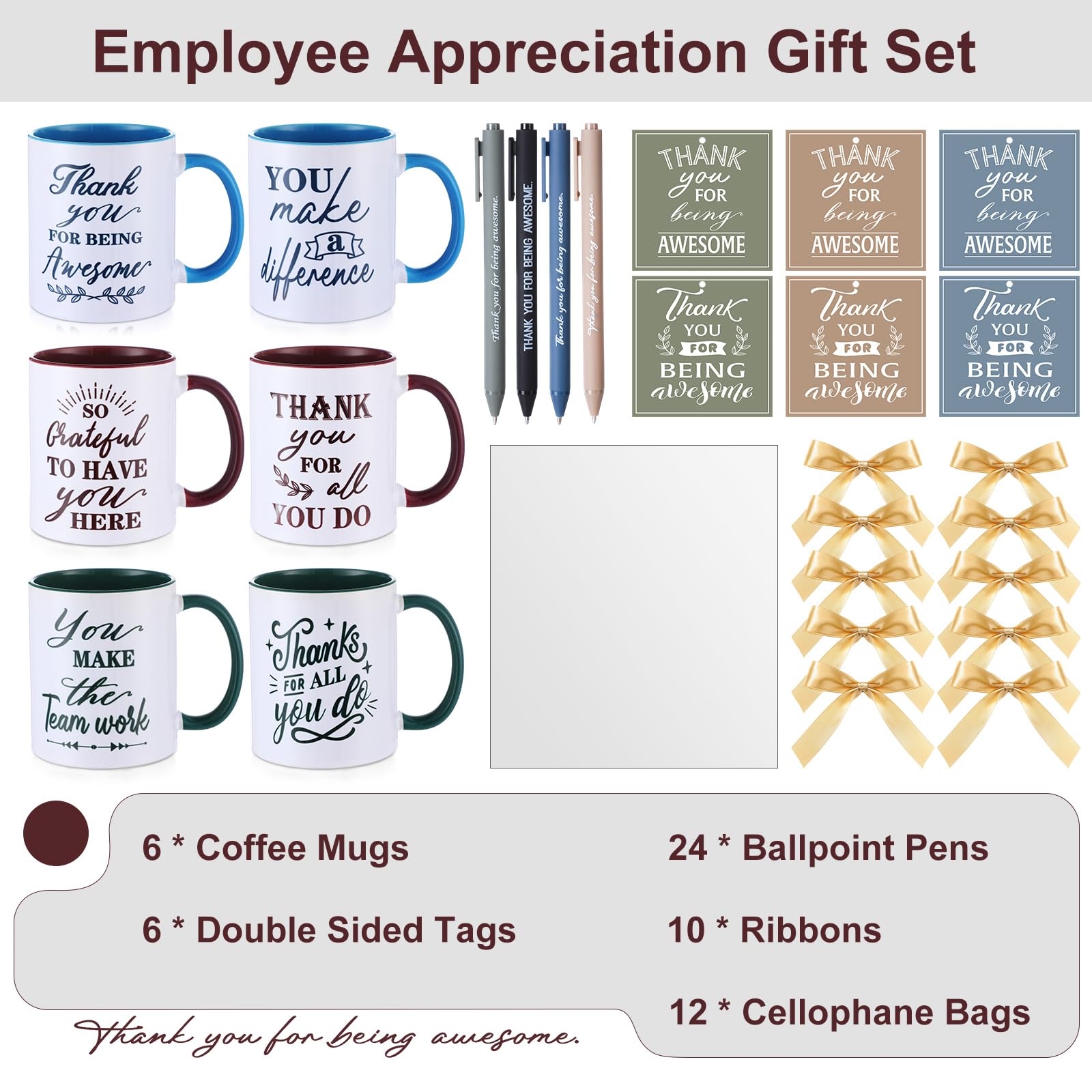 Etiquetas de agradecimiento Baderke para personalizar regalos