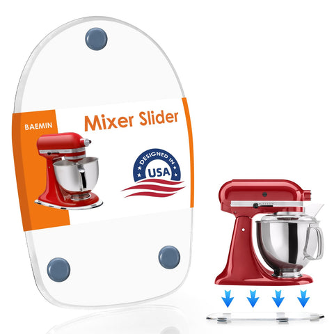 Baemin deslizador acrílico para mezclador con deslizamiento suave compatible con KitchenAid