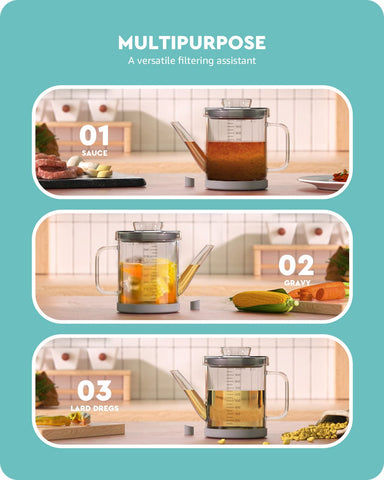 Baffect base antideslizante para evitar caídas durante la cocina.