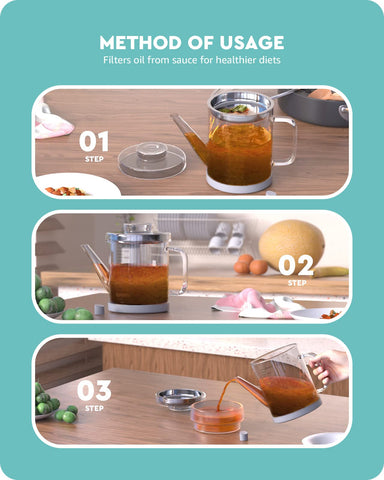 Baffect tapa de silicona con sellado para guardar aceites frescos.