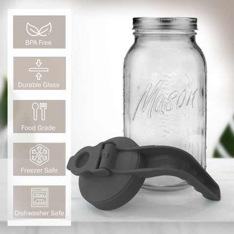 Mango ergonómico de Baflan facilita agarre seguro y vertical cómodo
