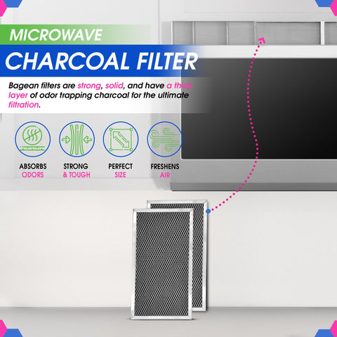 Bagean filtro carbono microondas-absorcion-olor: cocina más fresca entre usos