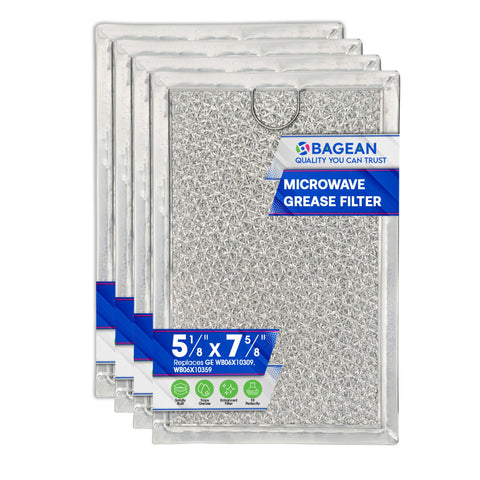 Filtro de microondas Bagean 7-64x5-12 pulgadas, paquete de 4 para reemplazo fácil