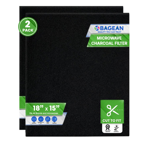 Bagean filtro-microondas-carbon-activado-18x15, ideal para mejorar olores en la cocina.