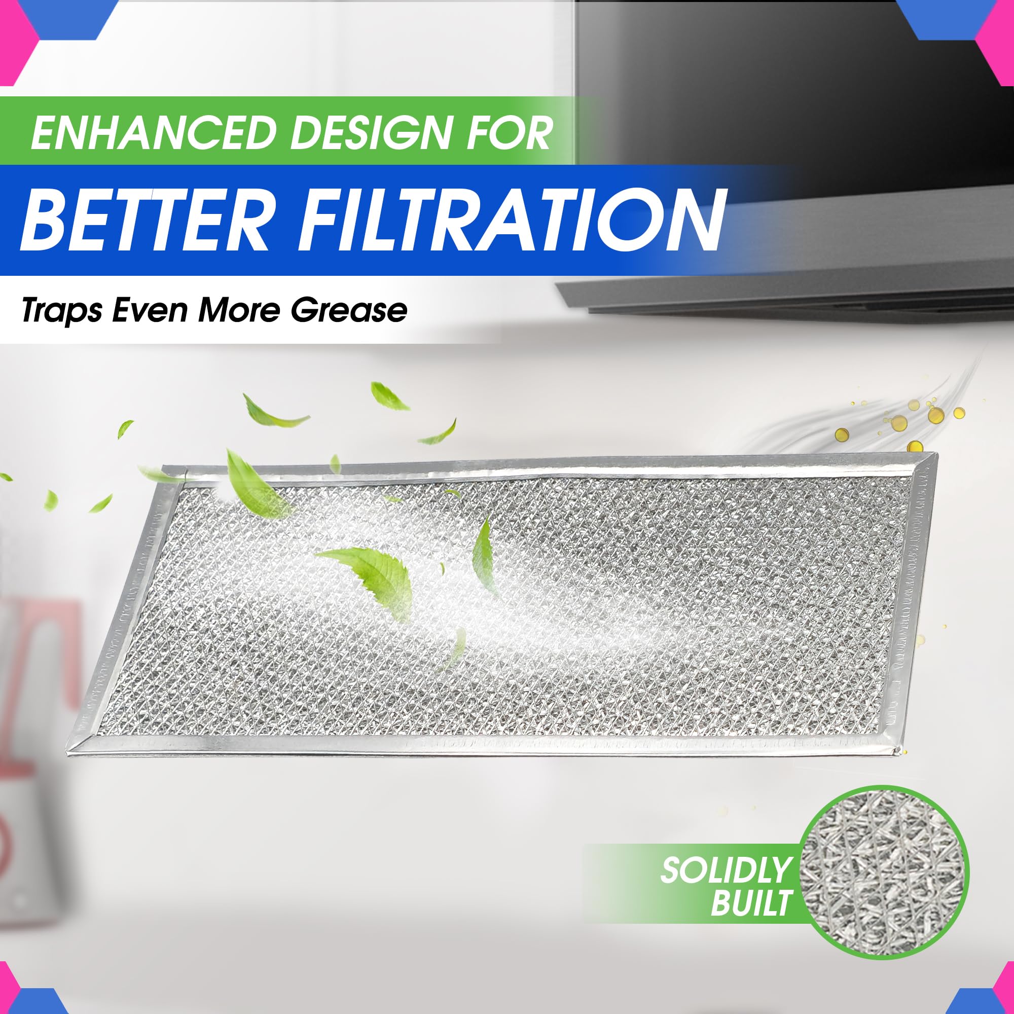 Filtro Bagean de talla exacta para W10208631A y otros modelos.