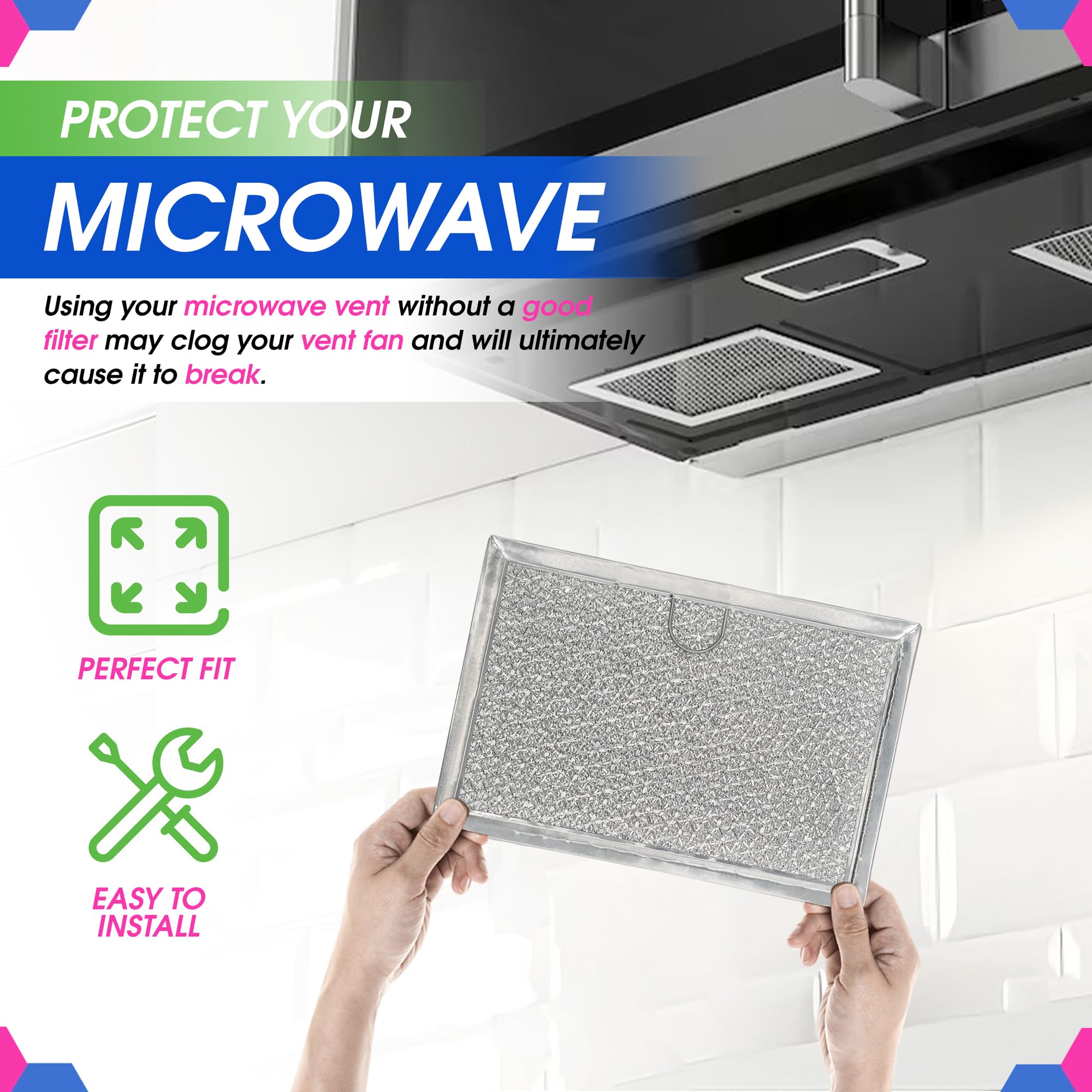 Bagean filtro reutilizable para microondas, lavable en lavavajillas.