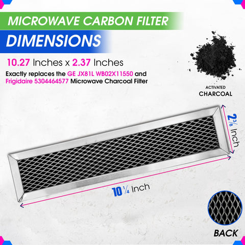 Bagean filtro microondas, eliminación de olores de cocción para cocina.