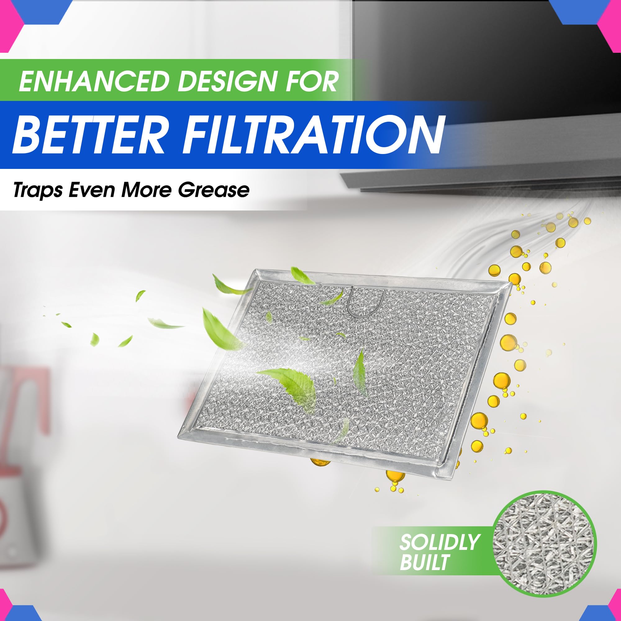 Bagean repuesto de filtro para GE/Frigidaire, ajuste preciso.