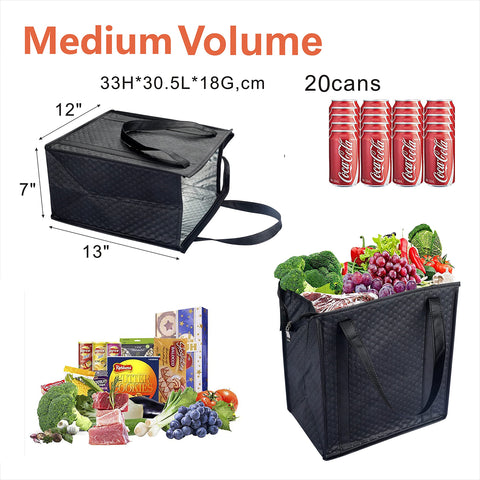 BAGHOME bolsa refrigeradora 30,5 litros para comidas y bebidas.