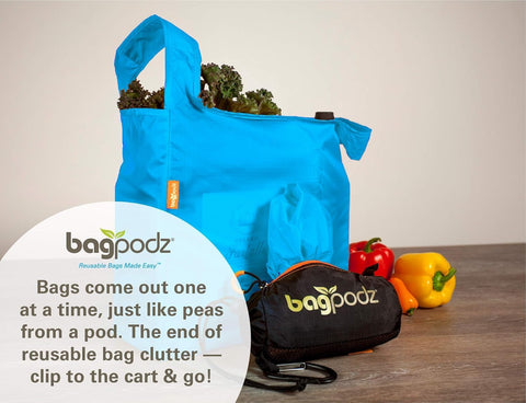BagPodz bolsas planas y estables para facilitar el embalaje