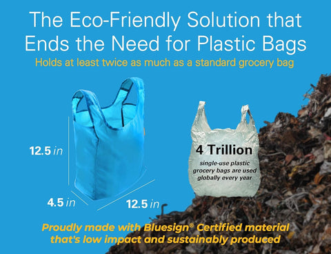 BagPodz bolsas lavables de nylon ripstop evitan derrames durante la compra