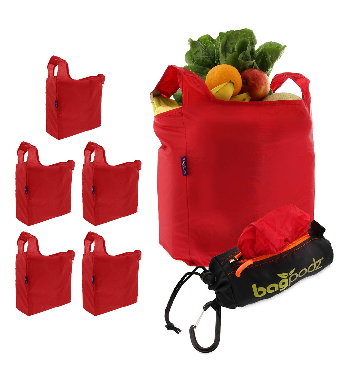 BagPodz bolsas resistentes de nylon ripstop para uso diario.