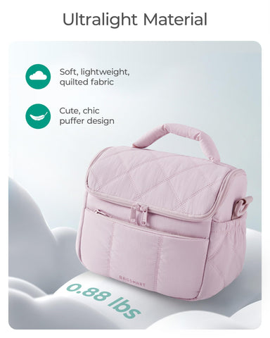 BAGSMART correa ajustable, transporte cómodo en hombro o bandolera.