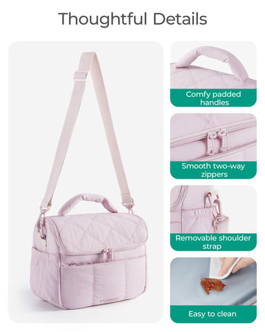 BAGSMART distribución con bolsillos para organización diaria.
