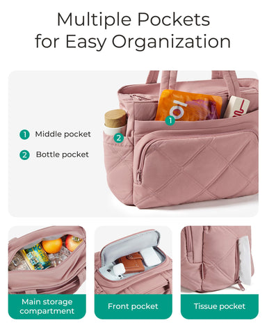 bolsa BAGSMART con bolsillo principal para organización diaria