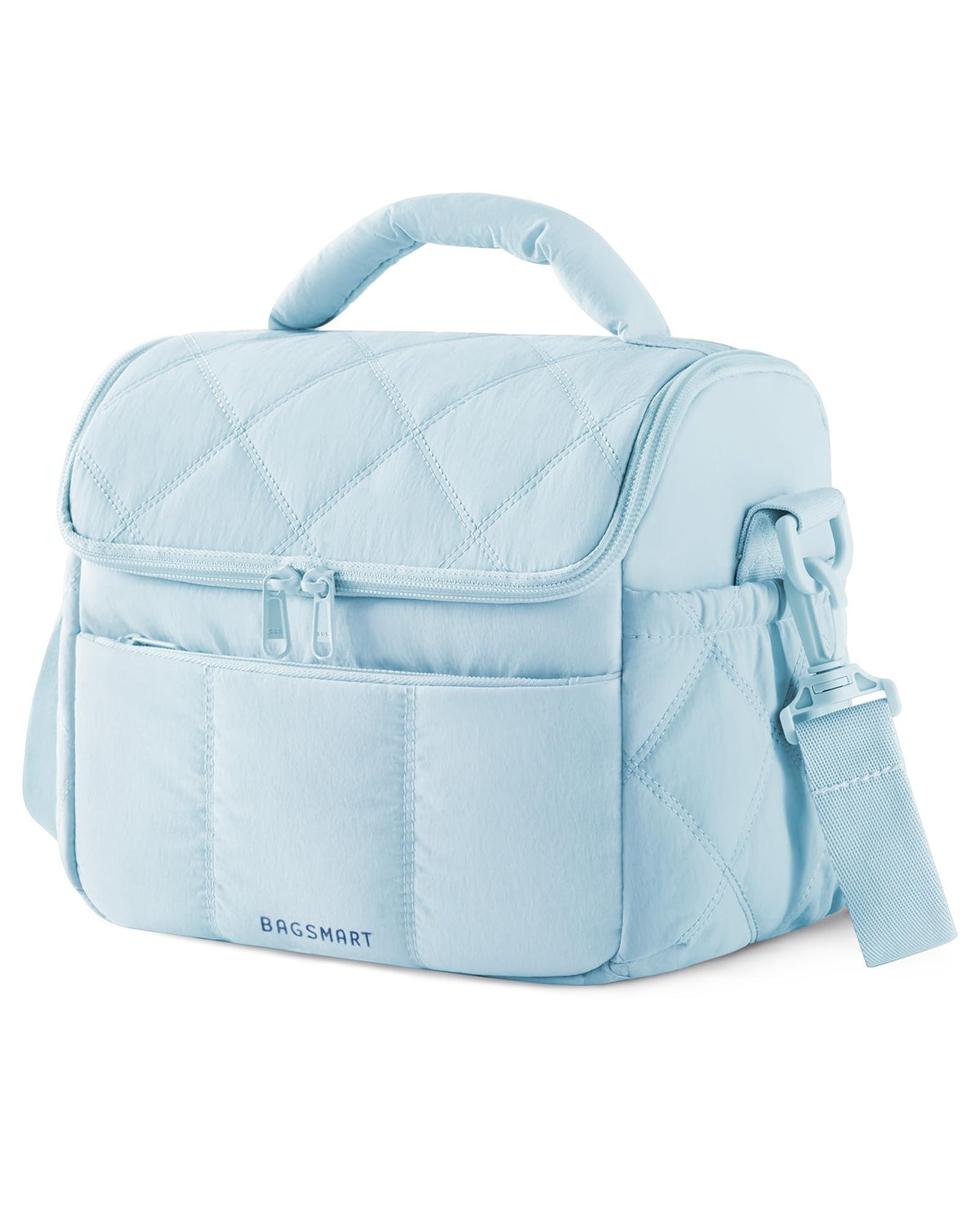 BAGSMART bolsa de almuerzo con diseño acolchado elegante para uso diario.