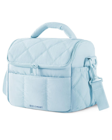 BAGSMART bolsa de almuerzo con diseño acolchado elegante para uso diario.