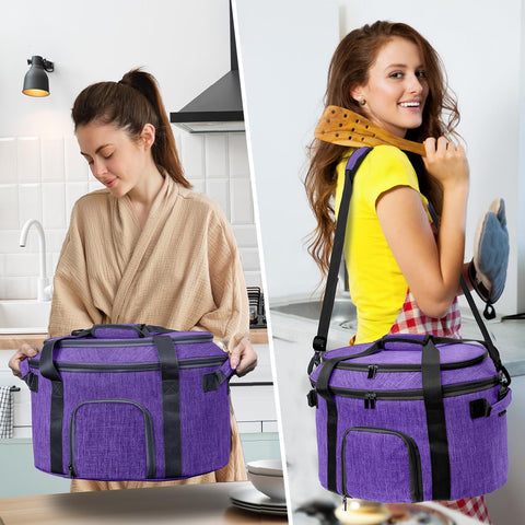 BAGSPRITE bolsa olla lenta compatible con Crock-Pot para transporte seguro