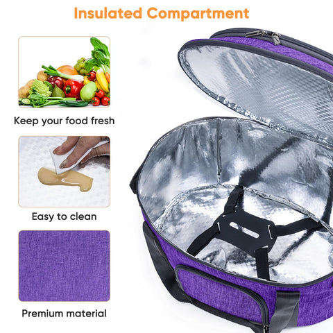 BAGSPRITE bolsa olla lenta tres formas de llevar para mayor comodidad